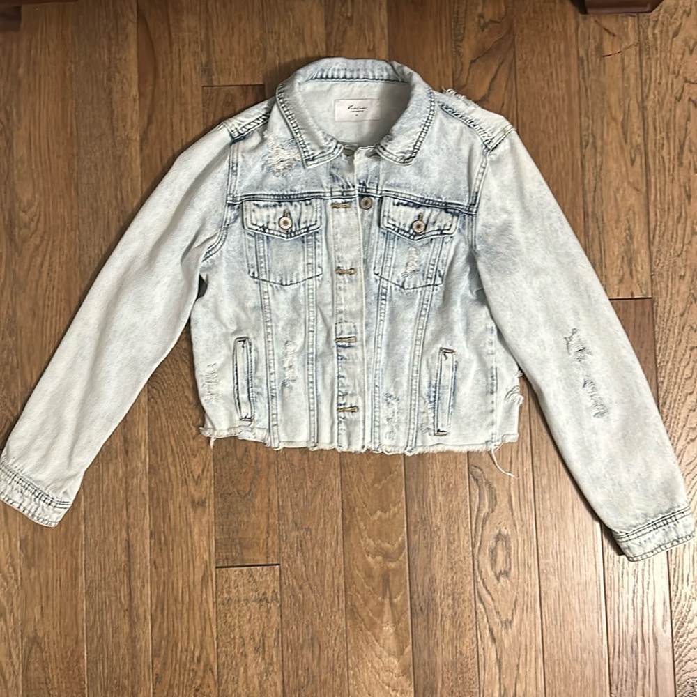 Distressed KanCan Jean Jacket